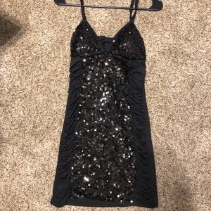 Black Sparkly Shirt/Dress